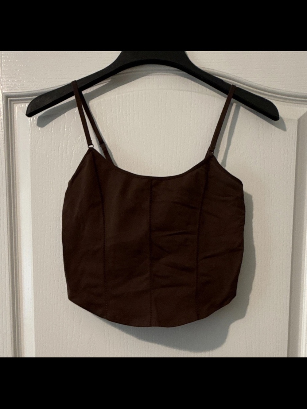 aerie Chocolate Brown Spaghetti Strap Cami